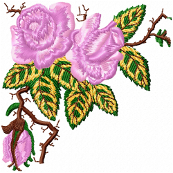 Flowers Embroidery Design 9 Flowers Embroidery Design 9
